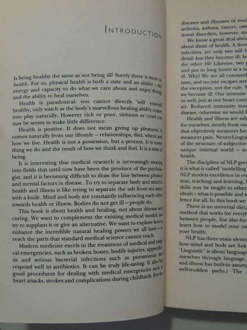 NLP Neuro-Linguistic Pragramming and Health - Ian McDermott, Joseph O`Connor