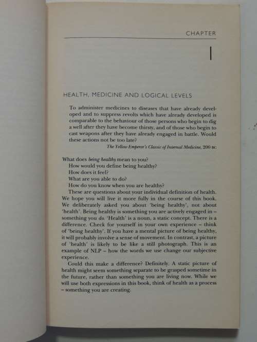 NLP Neuro-Linguistic Pragramming and Health - Ian McDermott, Joseph O`Connor