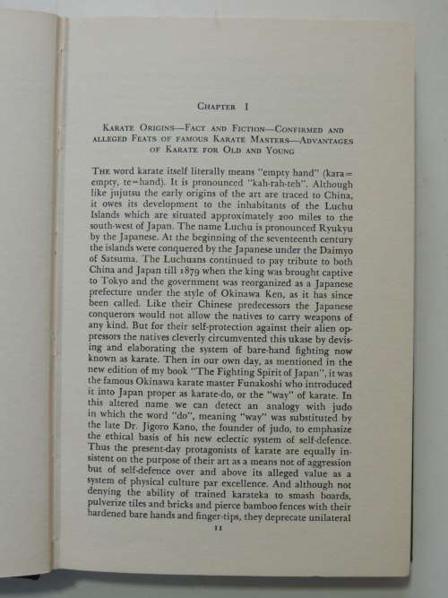 The Manual of Karate- EJ Harrison, Judo 4th Dan - 1959