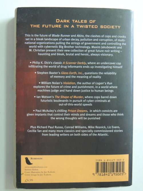 The Mammoth Book of Future  Cops - Ed. Maxim Jakubowski, M Christian