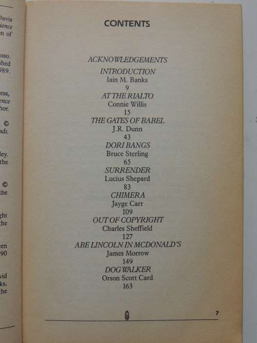 The Orbit Science Fiction Yearbook Three, The Best Short SF of the Year - ed. David S Garnett