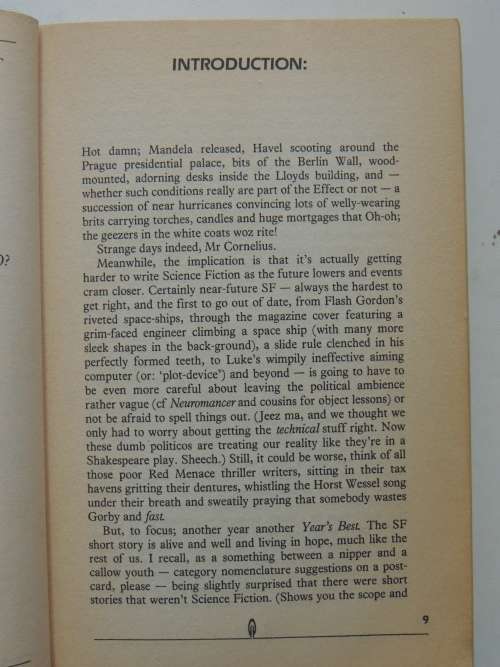 The Orbit Science Fiction Yearbook Three, The Best Short SF of the Year - ed. David S Garnett