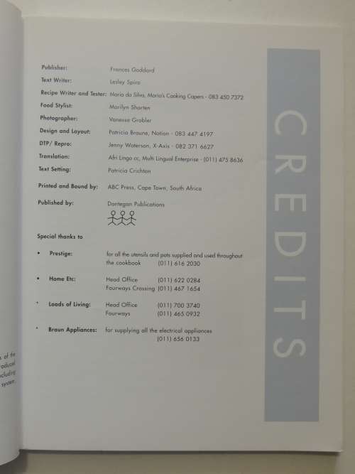 The Housekeeper`s Cookbook - The Easy to Understand Cookbook, English & Sesotho, Step by Step Format