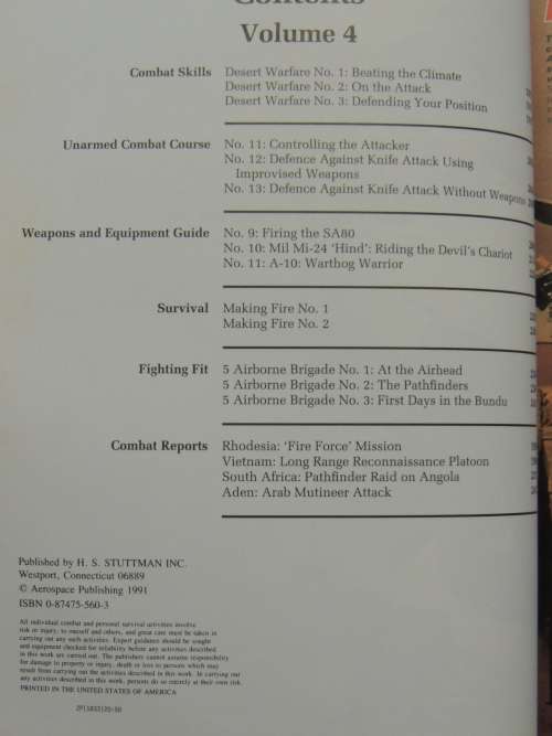 Combat and Survival,  What it Takes to Fight and Win - 28 Volume Set - 1991