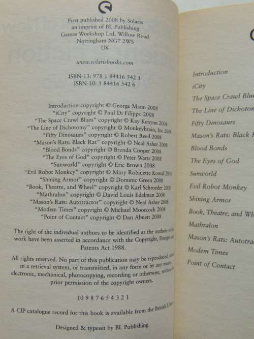 The Solaris Book of Science Fiction Volume 2 - Ed George Mann