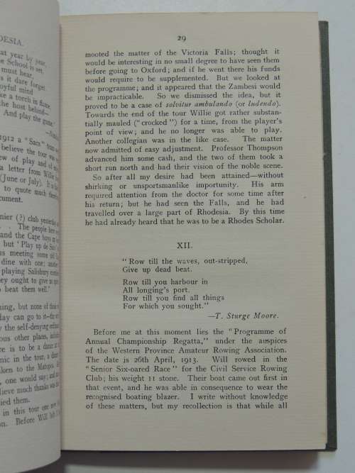 A W McGregor, Rhodes Scholar, Oriel College, Oxford. 2nd Lt, 9th Black Watch - A Memoir by his Fathe