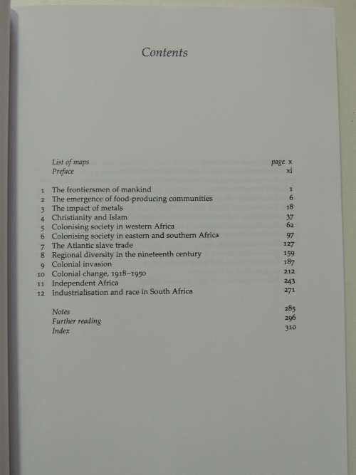 Africans - The History of a Continent  - John Iliffe