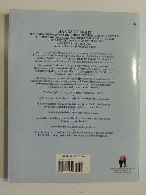 Hands of Light, A Guide to Healing Through the Human Energy Field - Barbara Ann Brennan