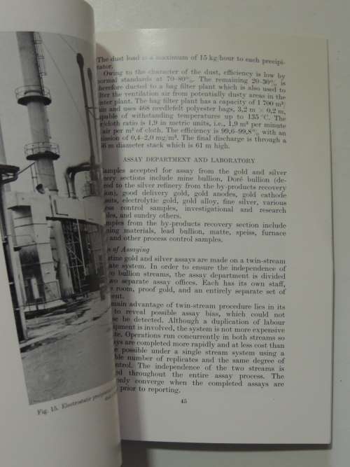The Rand Refinery, Reprint from Gold Metallurgy in South Africa, Chamber of Mines of South Africa