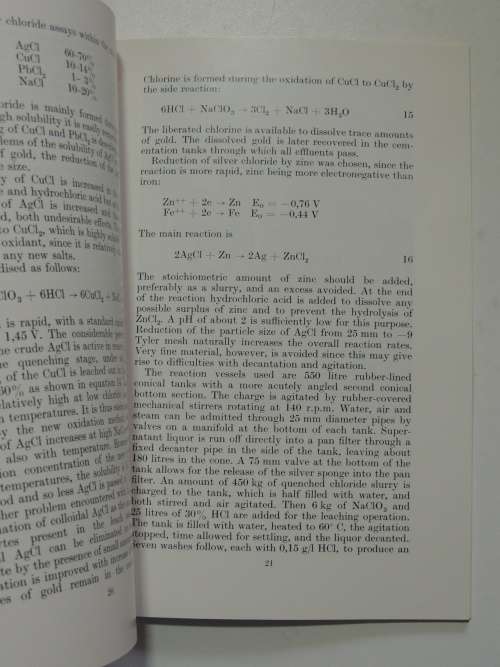 The Rand Refinery, Reprint from Gold Metallurgy in South Africa, Chamber of Mines of South Africa