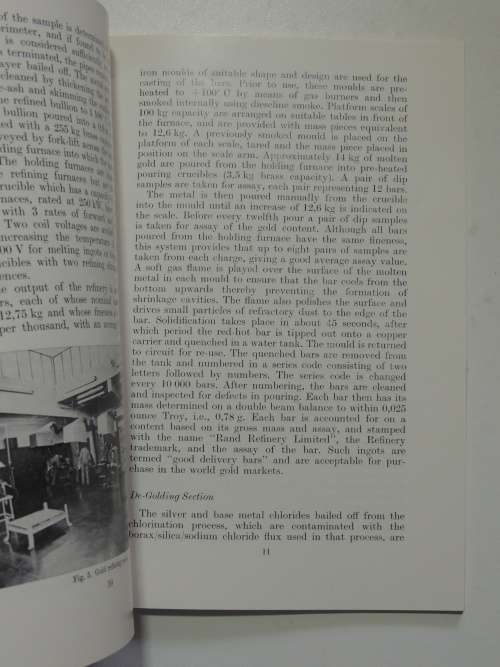 The Rand Refinery, Reprint from Gold Metallurgy in South Africa, Chamber of Mines of South Africa