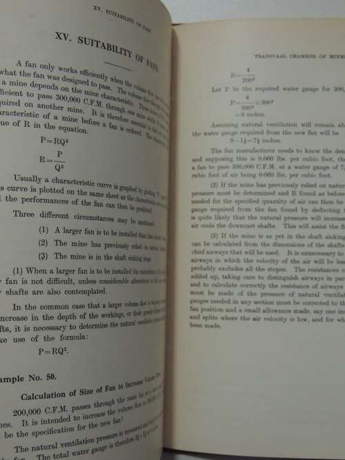 Ventilation Calculations - J.P. Rees