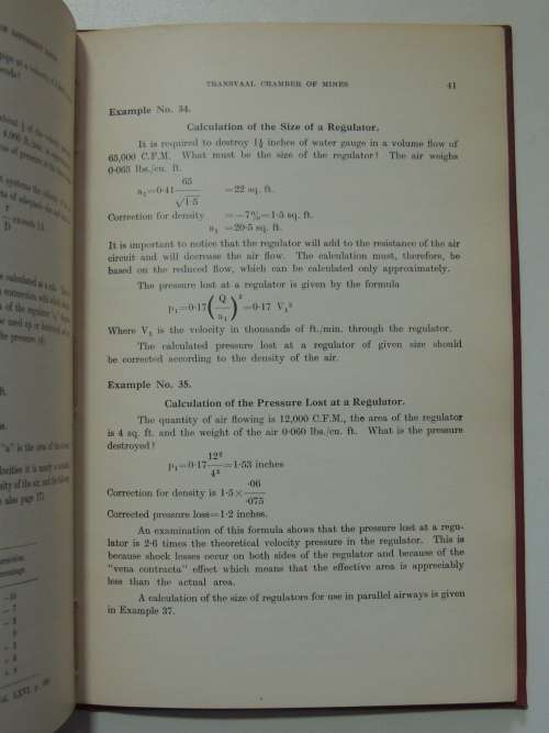 Ventilation Calculations - J.P. Rees