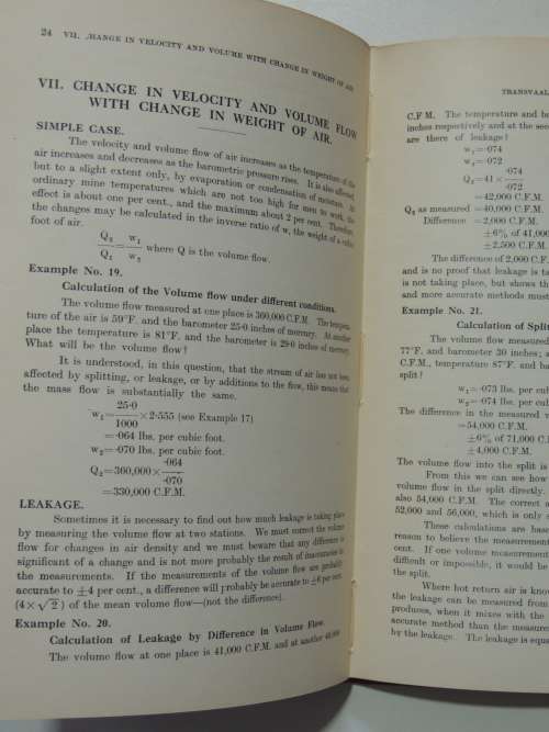 Ventilation Calculations - J.P. Rees