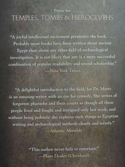 Temples, Tombs & Hieroglyphs, A Popular History of Ancient Egypt - Barbara Mertz