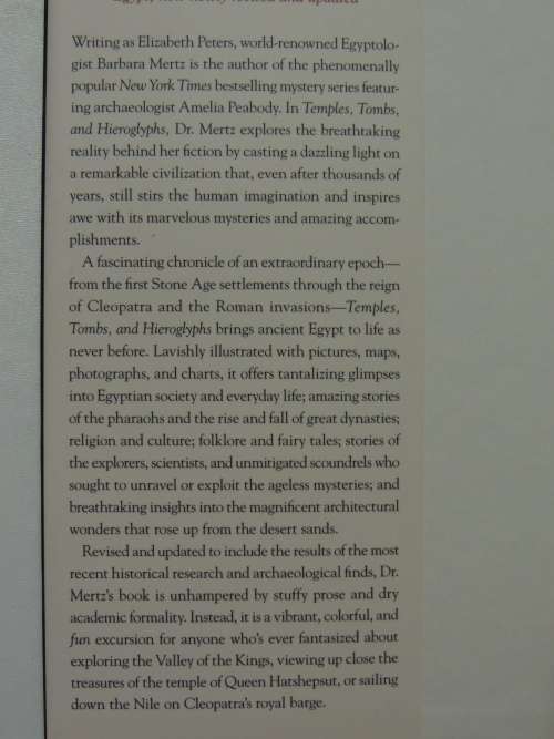 Temples, Tombs & Hieroglyphs, A Popular History of Ancient Egypt - Barbara Mertz