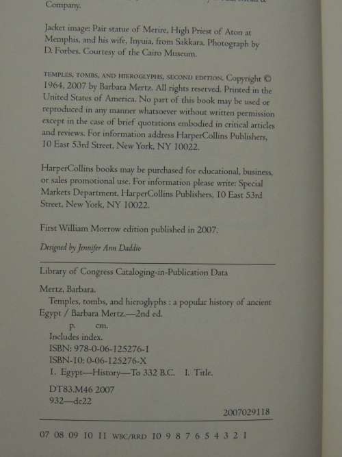 Temples, Tombs & Hieroglyphs, A Popular History of Ancient Egypt - Barbara Mertz