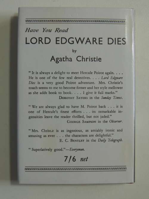 Poirot Solves a Murder on the Orient Express-Agatha Christie - Facsimile Reproduction of 1st Edn