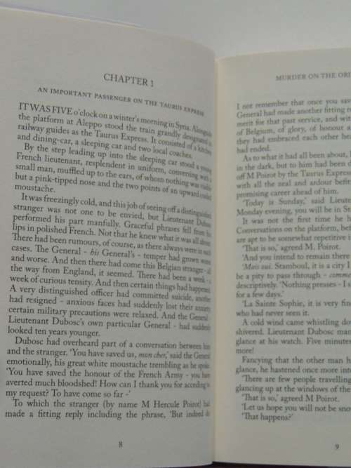 Poirot Solves a Murder on the Orient Express-Agatha Christie - Facsimile Reproduction of 1st Edn