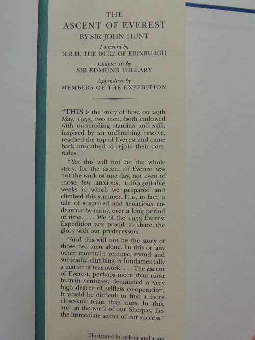 The Ascent Of Everest - Mount Everest 50th Anniversary (Limited Edition) - John Hunt
