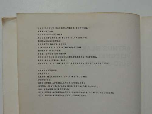 Vlieghelde Van Suid-Afrika - Arthur Blake        AFRIKAANS