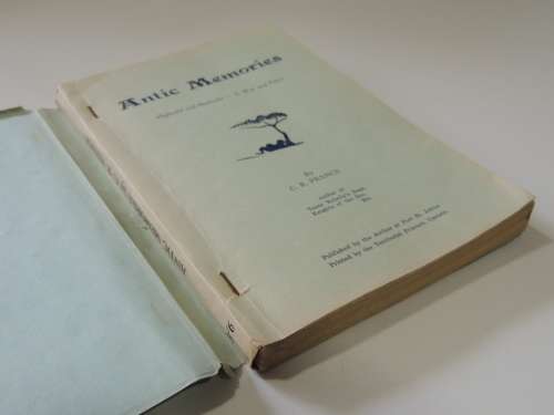 Antic Memories, of the South African Constabulory 1900-1907 - CR Prance      VERY SCARCE