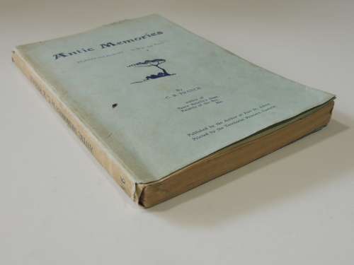 Antic Memories, of the South African Constabulory 1900-1907 - CR Prance      VERY SCARCE