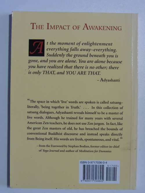 The Impact of Awakening - Excerpts from the Teachings of Adyashanti