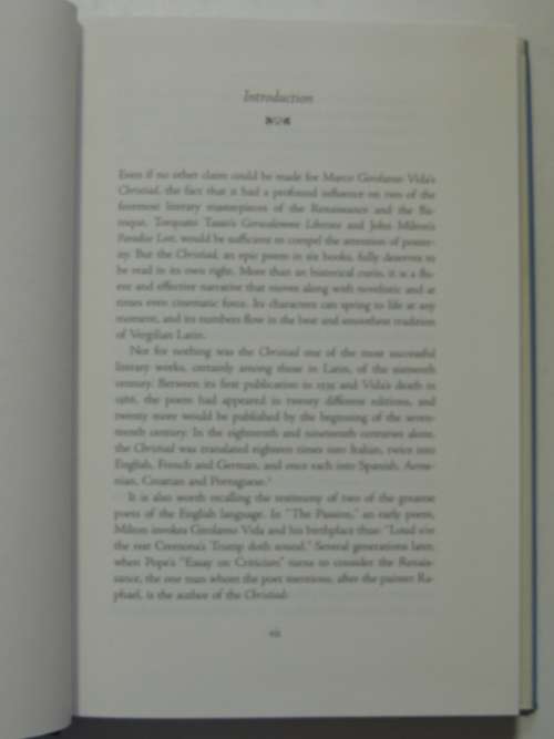 The I Tatti Renaissance Library - Christiad - Marco Girolamo Vida