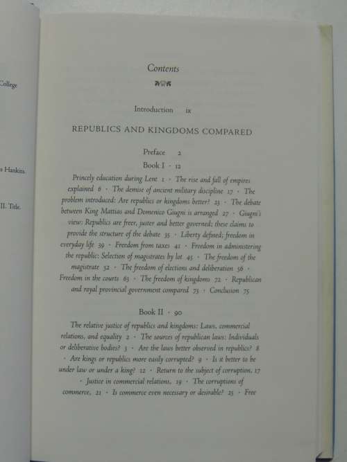 The I Tatti Renaissance Library - Republics And Kingdoms Compared - Aurelio Lippo Brandolini