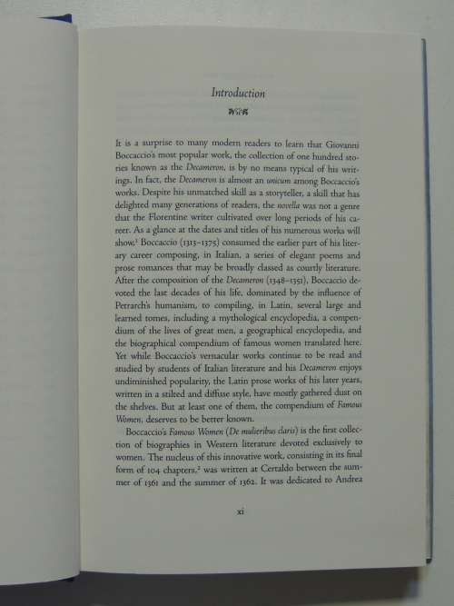 The I Tatti Renaissance Library - Famous Women - Giovanni Boccaccio