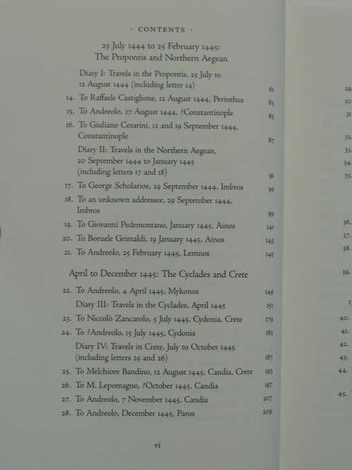 The I Tatti Renaissance Library - Later Travels - Cyriac Of Ancona