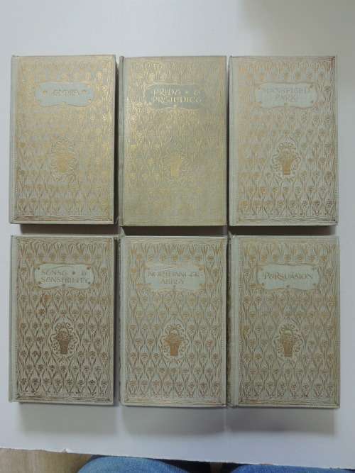 The Series of English Idylls, Jane Austen, A  Beautiful 6 Vol Set, Coloured Illustrations By C Brock