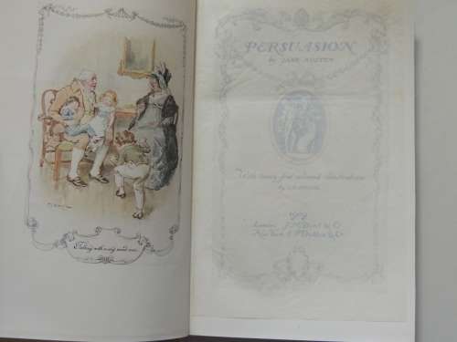 The Series of English Idylls, Jane Austen, A  Beautiful 6 Vol Set, Coloured Illustrations By C Brock