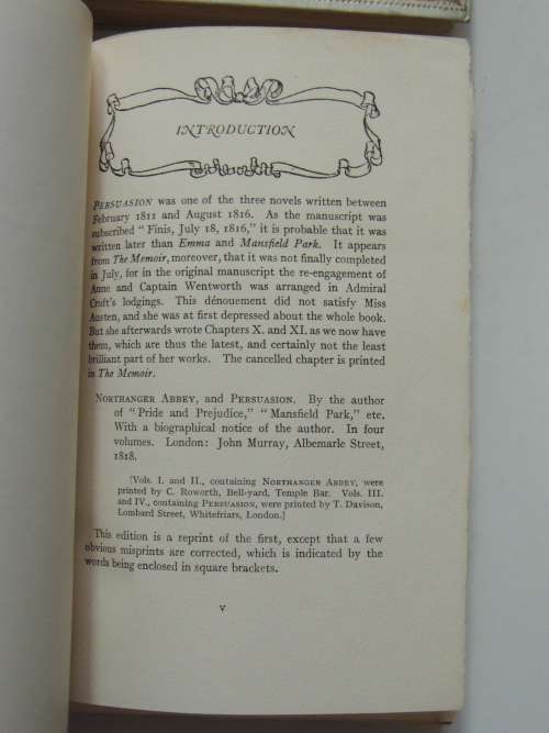 The Series of English Idylls, Jane Austen, A  Beautiful 6 Vol Set, Coloured Illustrations By C Brock
