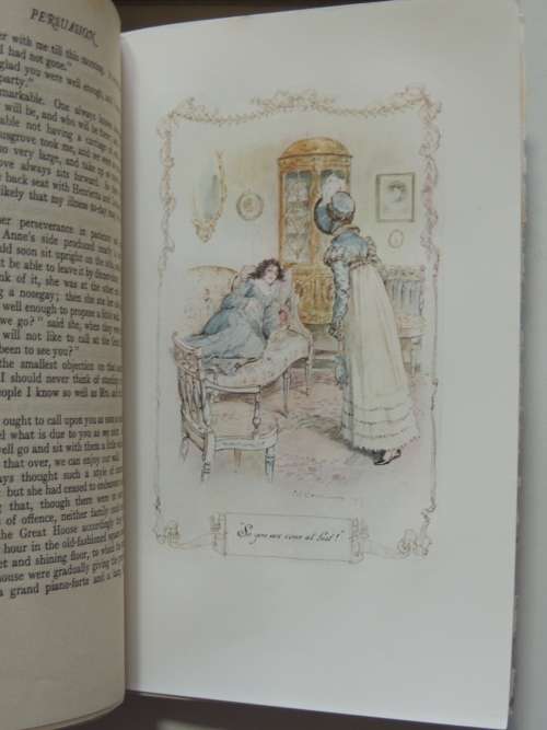 The Series of English Idylls, Jane Austen, A  Beautiful 6 Vol Set, Coloured Illustrations By C Brock