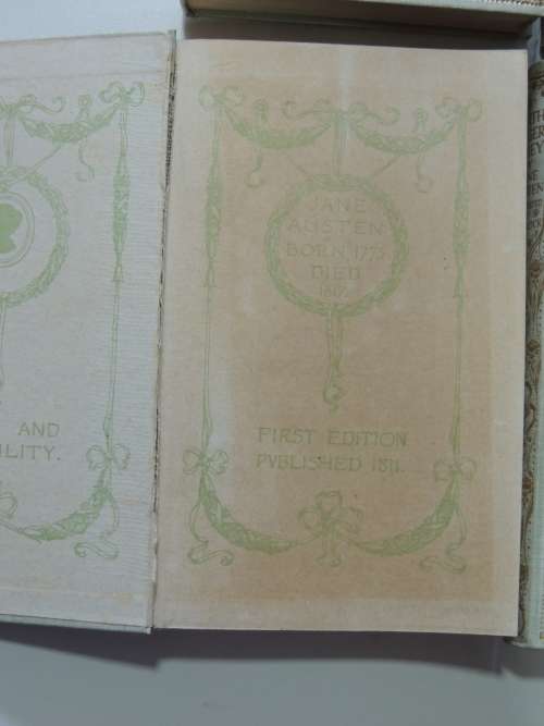 The Series of English Idylls, Jane Austen, A  Beautiful 6 Vol Set, Coloured Illustrations By C Brock