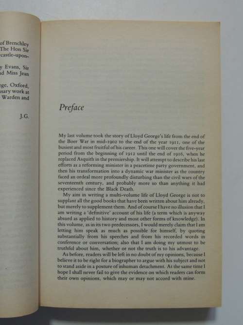Lloyd George - From Peace To War 1912-1916 - John Grigg