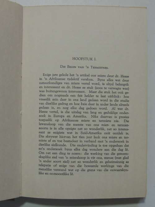 Die Siel Van Die Mier - 4th ImpressionEugene Marais    5de Druk, 1948