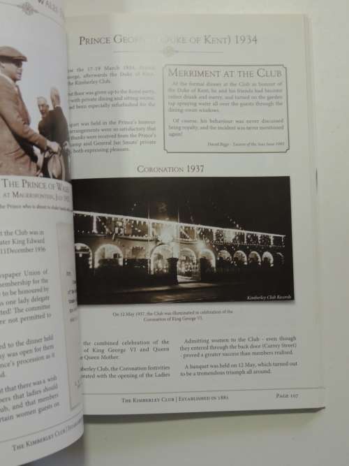The Kimberley Club - Established in 1881 - Foreword Nicky Oppenheimer