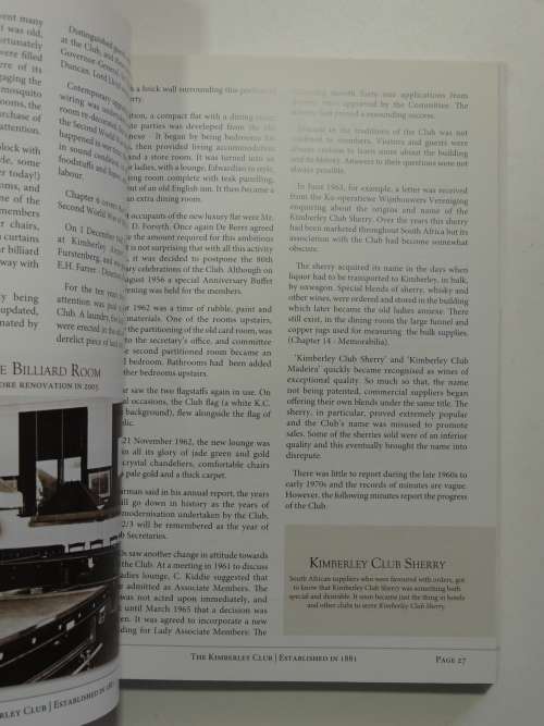 The Kimberley Club - Established in 1881 - Foreword Nicky Oppenheimer