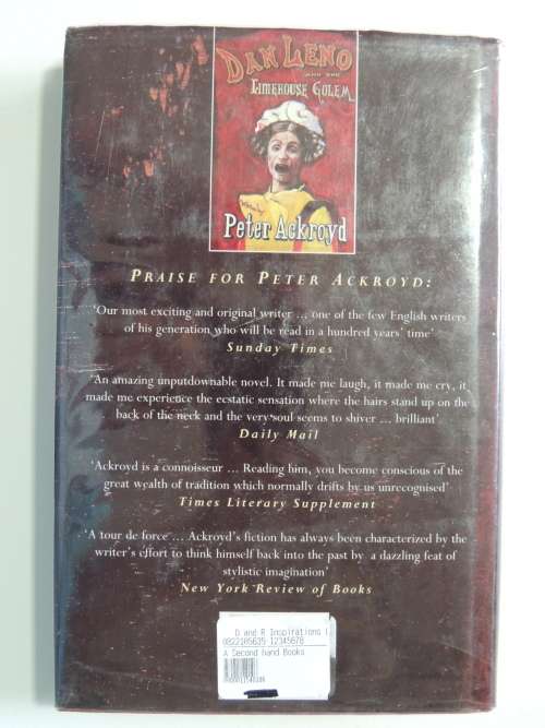 Dan Leno and the Limehouse Golem - Peter Ackroyd  FIRST EDITION, 1994