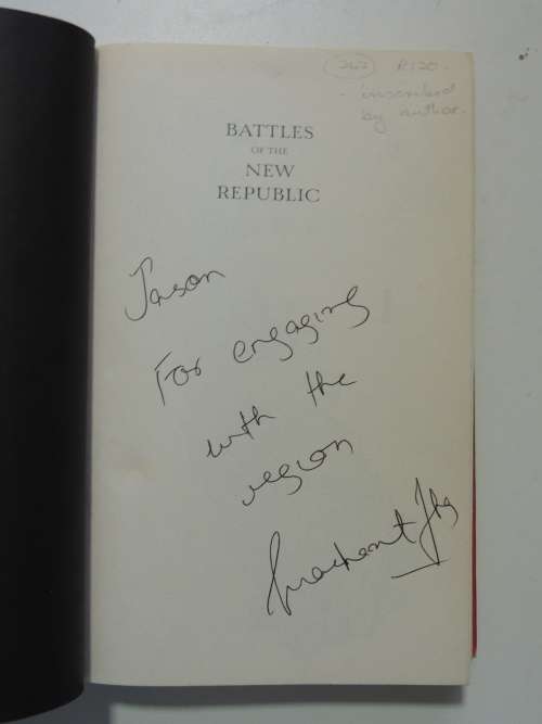 Battles of the New Republic, A Contemporary History of Nepal - Prashnt Jha    INSCRIBED