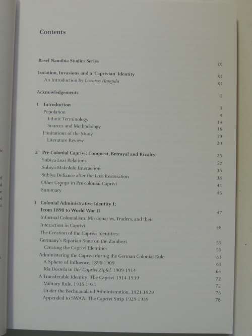 Contesting Caprivi,A History of Colonial Isolation & Regional Nationalism in Namibia-Bennett Kangum