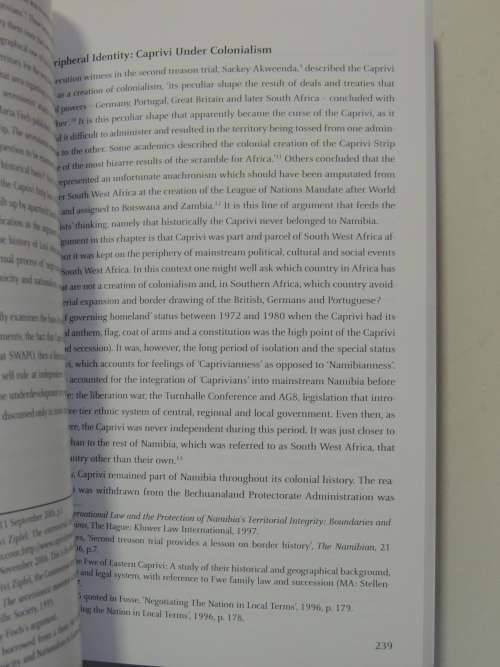 Contesting Caprivi,A History of Colonial Isolation & Regional Nationalism in Namibia-Bennett Kangum