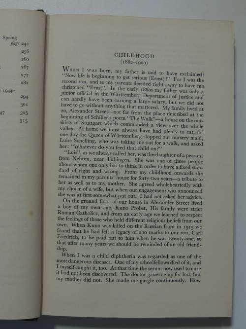 The Memoirs of Ernst Von  Weizsacker, Head of the German Foreign Office 1938-43    SCARCE
