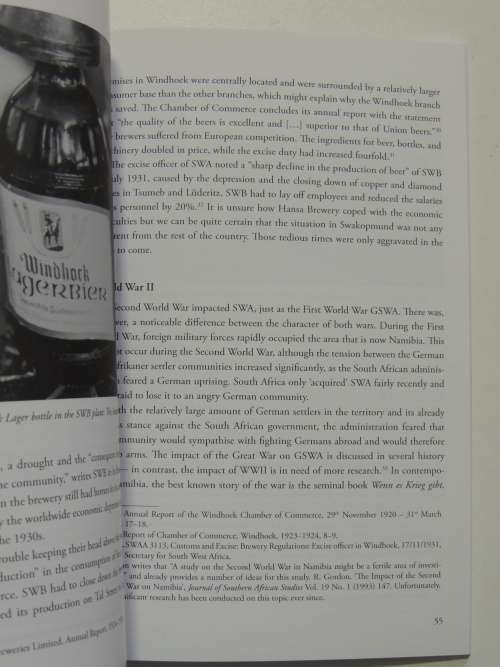 Breweries, Politics & Identity, The History Behind Namibian Beer - Tycho van der Hoog    SCARCE