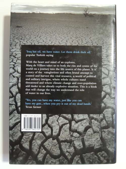 Water Wars - Is The World`s Water Running Out? - Marq De Villiers