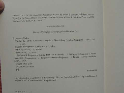 The Last Days Of The Romanovs - Tragedy At Ekaterinburg - Helen Rappaport