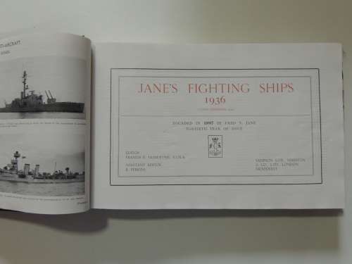 Jane`s Fighting Ships 1936- Ed.Francis E McMurtrie
